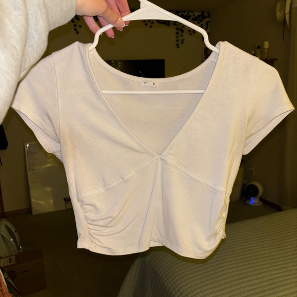 White Garage crop top - Picture 1 of 6